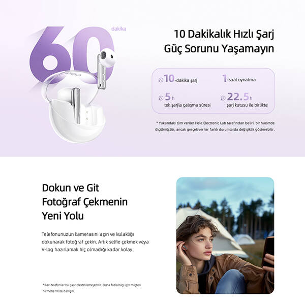 QCY AilyBuds Clear Bluetooth Kulaklık - 7