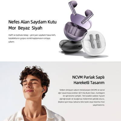 QCY AilyBuds Clear Bluetooth Kulaklık - 12