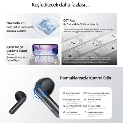 QCY AilyBuds Clear Bluetooth Kulaklık - 15
