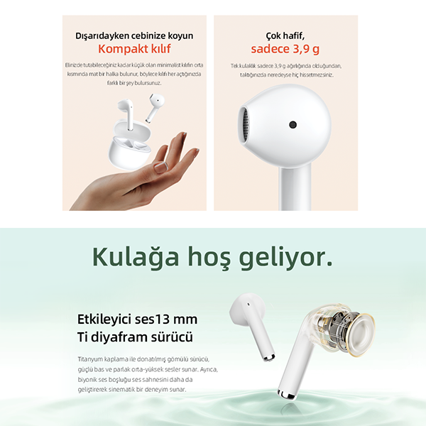 QCY AilyBuds Lite Bluetooth Kulaklık - 5