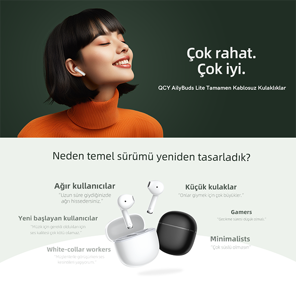 QCY AilyBuds Lite Bluetooth Kulaklık - 11