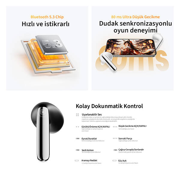 QCY AilyBuds Pro+ Bluetooth Kulaklık - 68