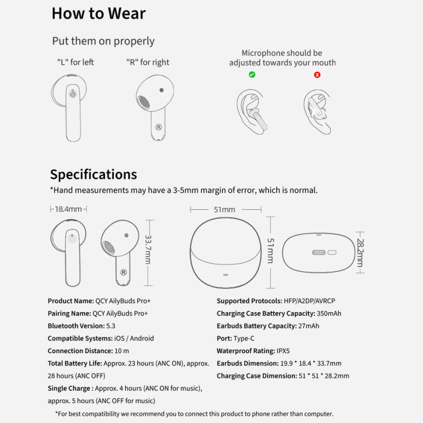 QCY AilyBuds Pro Bluetooth Kulaklık - 28