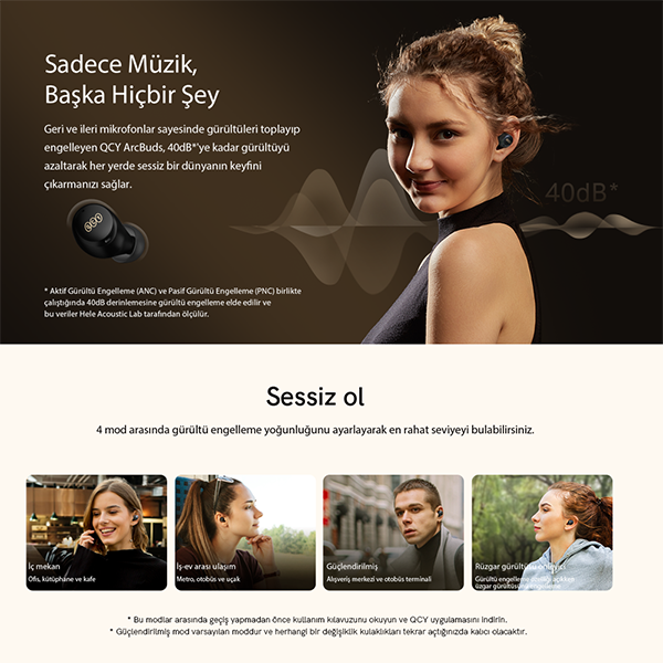 QCY ArcBuds Bluetooth Kulaklık - 4