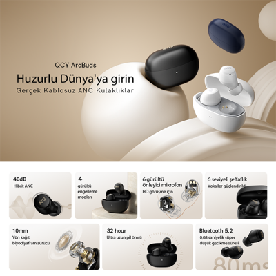 QCY ArcBuds Bluetooth Kulaklık - 11