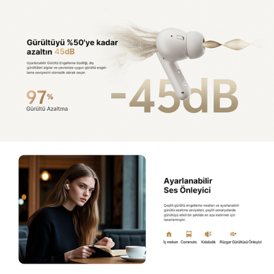 QCY Buds Anc HT15 Bluetooth Kulaklık - 4