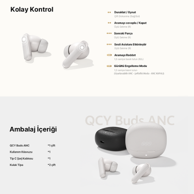 QCY Buds Anc HT15 Bluetooth Kulaklık - 17