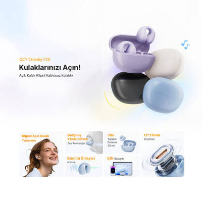 QCY C10 Crossky Bluetooth Kulaklık - 22