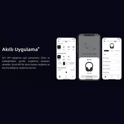 QCY H3 ANC Kulak Üstü Bluetooth Kulaklık - 28
