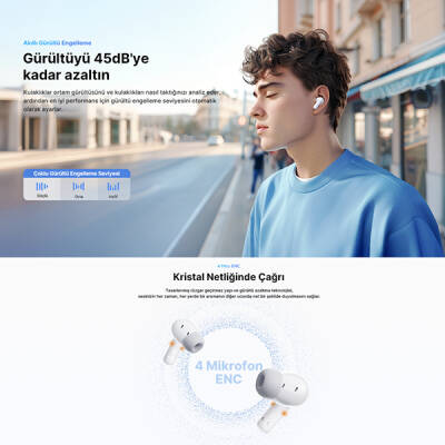 QCY Melobuds N30 ANC TWS Kulak İçi Bluetooth Kulaklık - 4