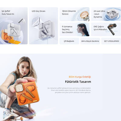 QCY Melobuds Neo Bluetooth Kulaklık - 13