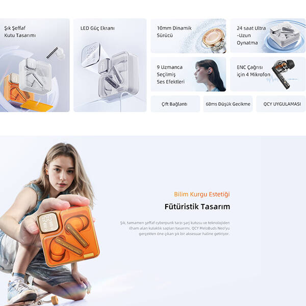 QCY Melobuds Neo Bluetooth Kulaklık - 21