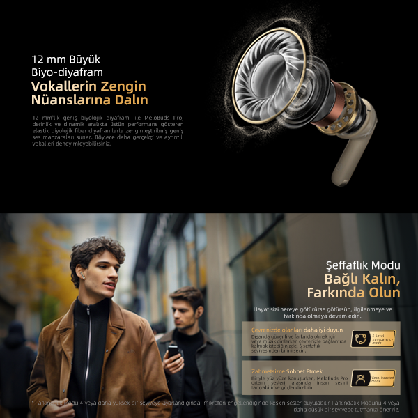 QCY Melobuds Pro Bluetooth Kulaklık - 8