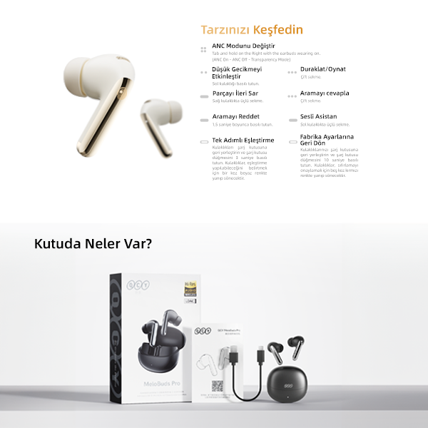 QCY Melobuds Pro Bluetooth Kulaklık - 35
