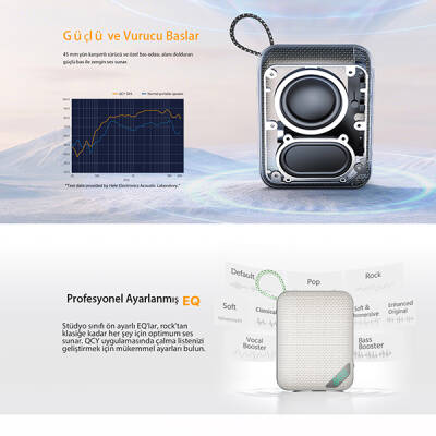 QCY SP2 5W RGB Taşınabilir Bluetooth Hoparlör - 4